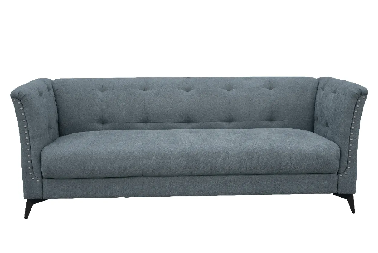 3-Sitzer Sofa aus Stoff, ca. 213 x 88 x 80 cm - Anthrazit