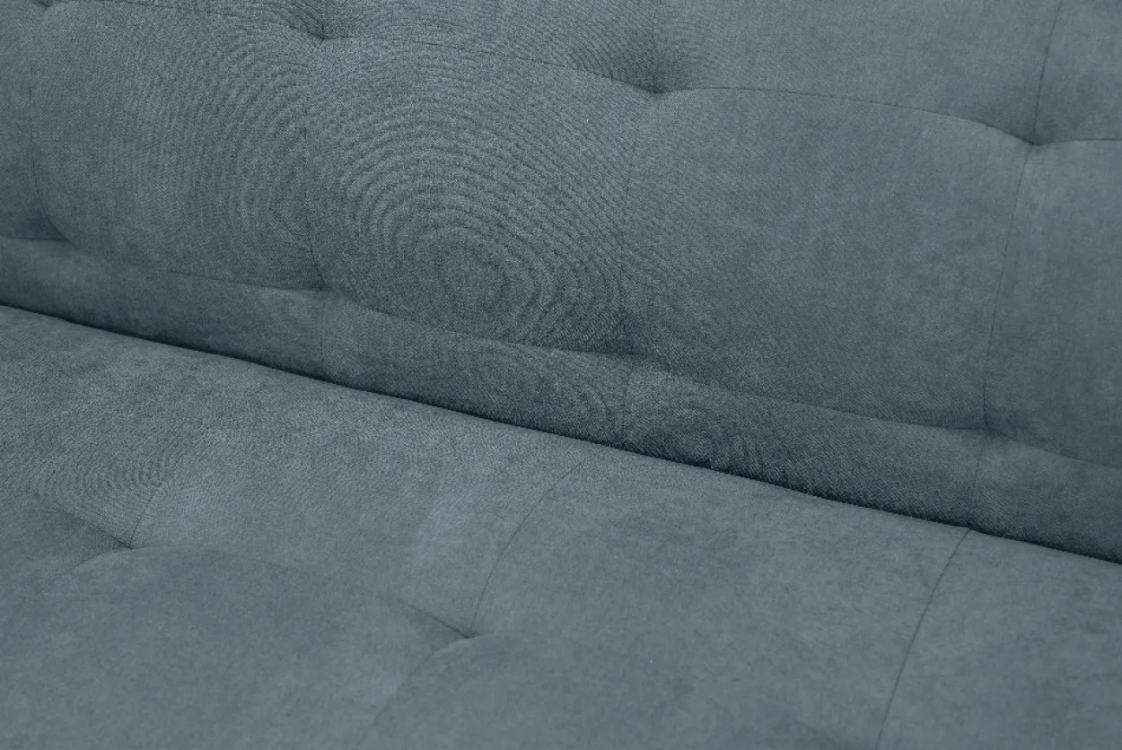 3-Sitzer Sofa aus Stoff, ca. 213 x 88 x 80 cm - Anthrazit