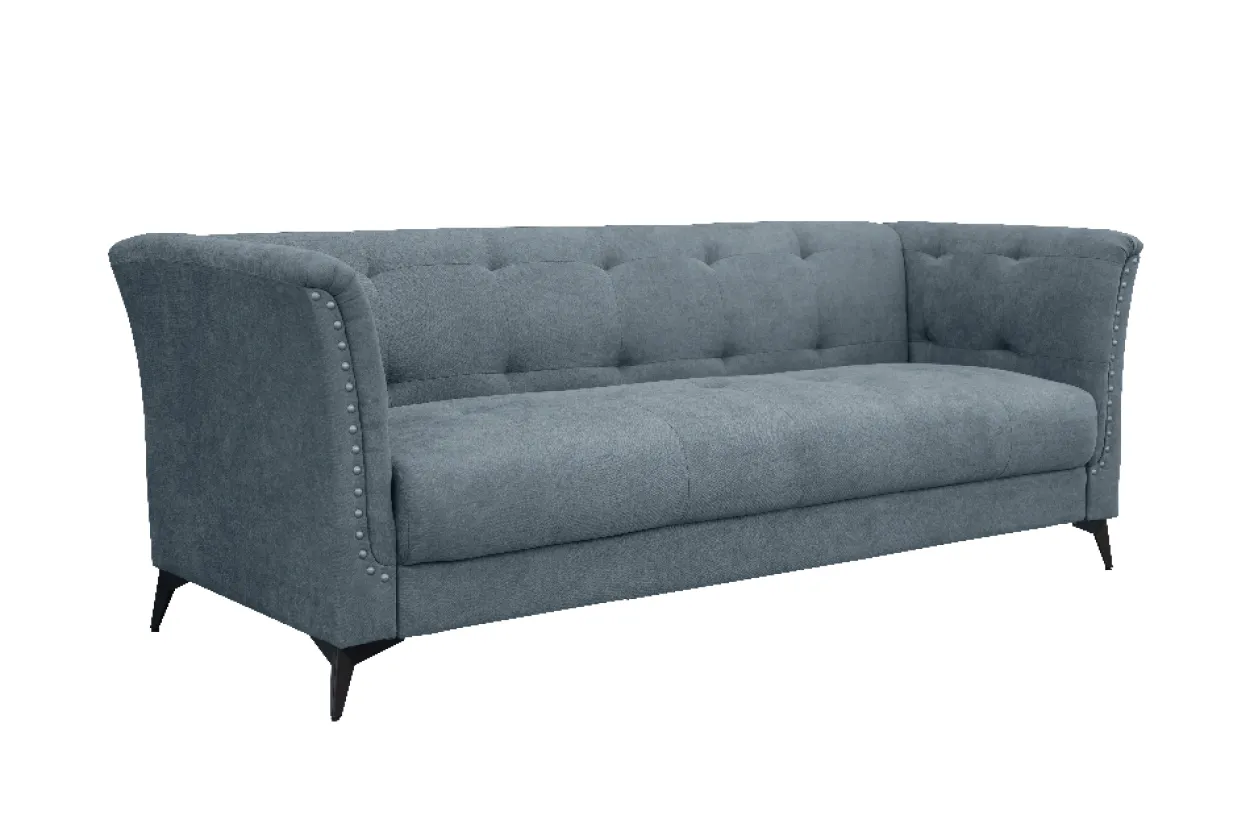 3-Sitzer Sofa aus Stoff, ca. 213 x 88 x 80 cm - Anthrazit