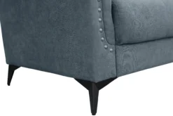 3-Sitzer Sofa aus Stoff, ca. 213 x 88 x 80 cm - Anthrazit