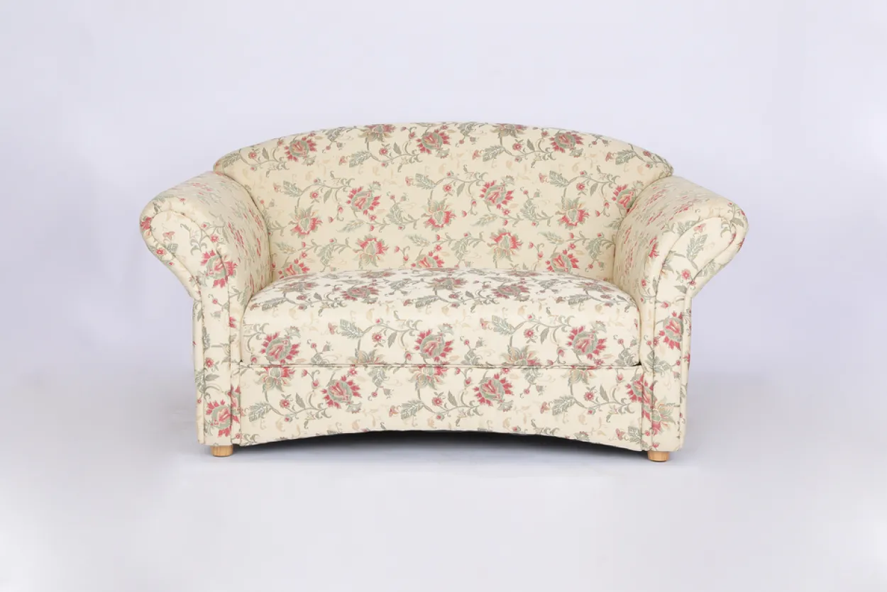 2-Sitzer Sofa Loretta, ca. 153 x 83 x 85 cm – Blumenmuster