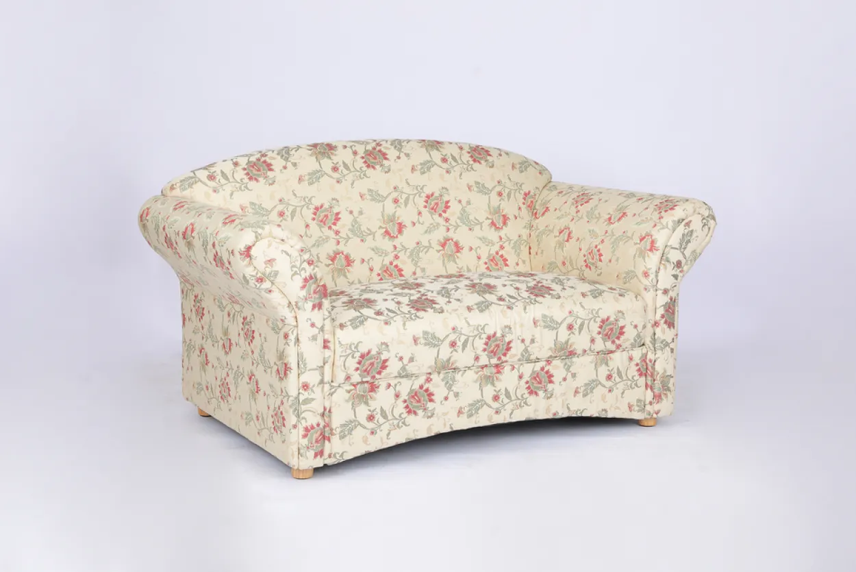 2-Sitzer Sofa Loretta, ca. 153 x 83 x 85 cm – Blumenmuster