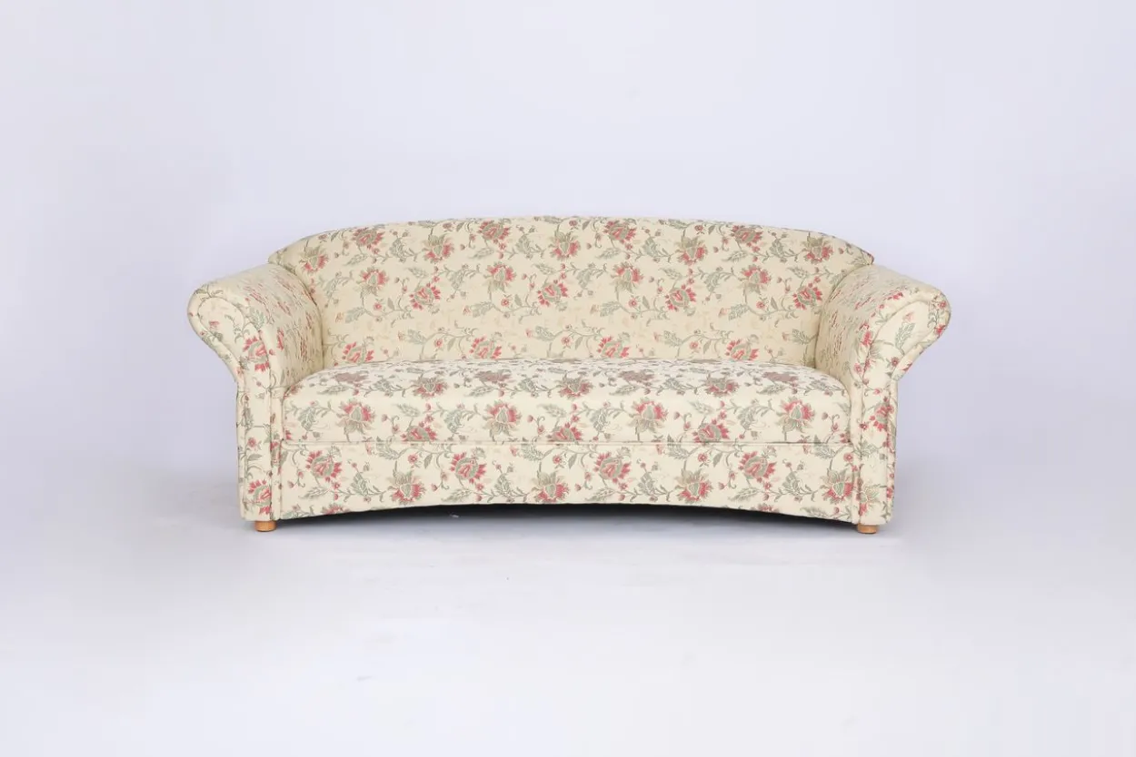 3-Sitzer Sofa Loretta, ca. 204 x 83 x 85 cm – Blumenmuster