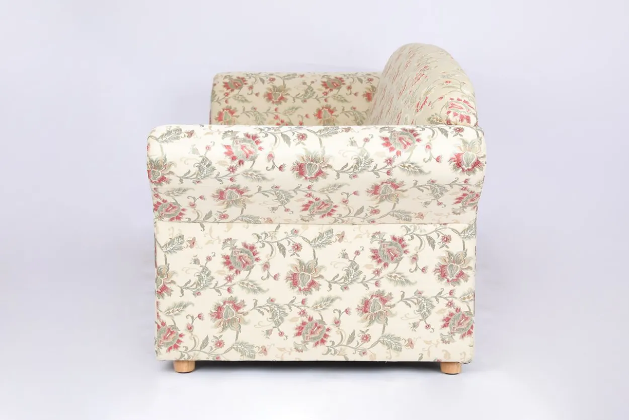 3-Sitzer Sofa Loretta, ca. 204 x 83 x 85 cm – Blumenmuster