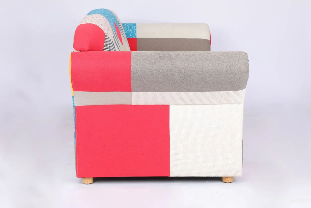 3-Sitzer Sofa Loretta, ca. 204 x 83 x 85 cm – Bunt