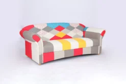3-Sitzer Sofa Loretta, ca. 204 x 83 x 85 cm – Bunt