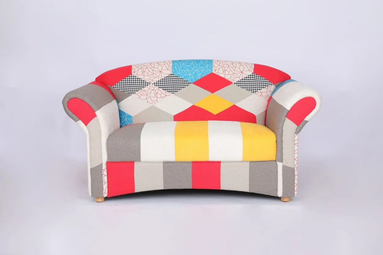 2-Sitzer Sofa Loretta, ca. 153 x 83 x 85 cm - Bunt