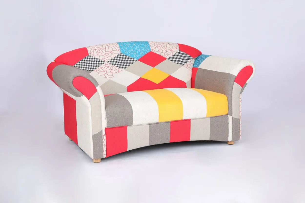 2-Sitzer Sofa Loretta, ca. 153 x 83 x 85 cm - Bunt
