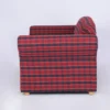 2-Sitzer Sofa Loretta, ca. 153 x 83 x 85 cm - Rot Kariert