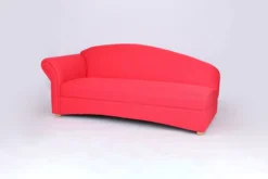 3-Sitzer Sofa Loretta mit linker Armlehne, ca. 193 x 83 x 85 cm - Rosa
