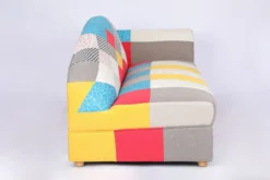 3-Sitzer Sofa Loretta mit rechter Armlehne, ca. 193 x 83 x 85 cm – Bunt