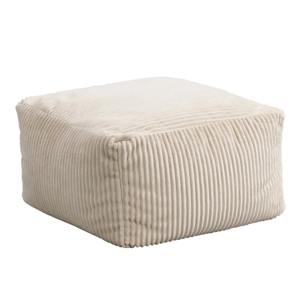Sitzsack mit Hocker COZY – Beige