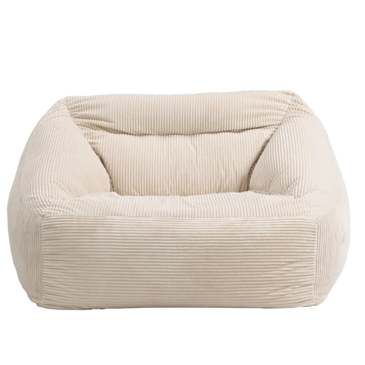 Sitzsack mit Hocker COZY – Beige