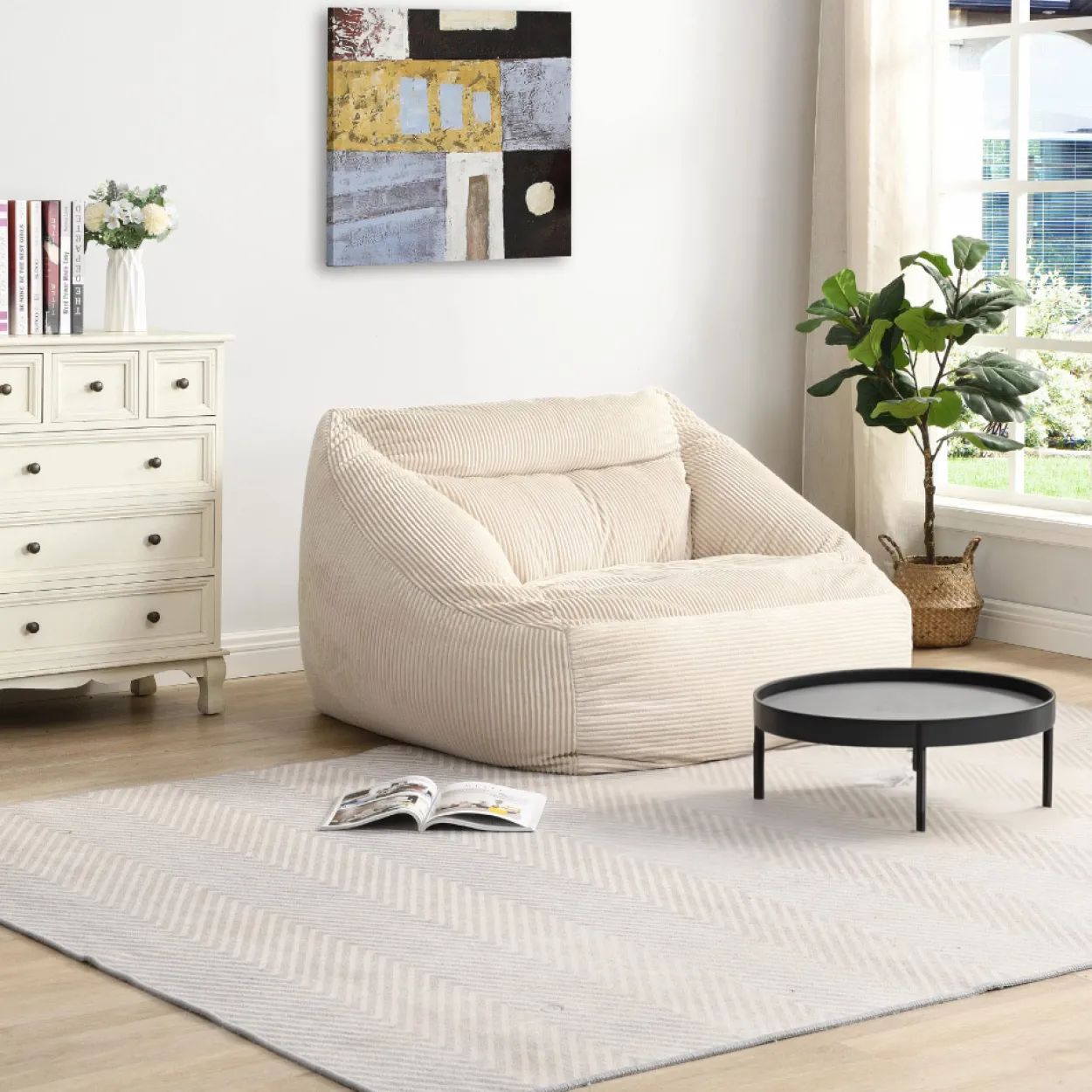 Sitzsack Sessel COZY - Beige