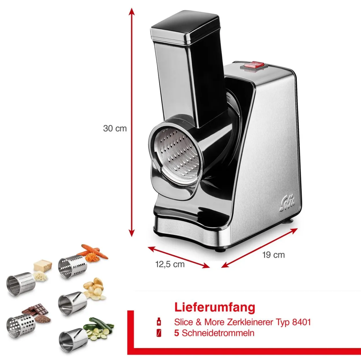 Slice & More (Typ 8401) Zerkleinerer