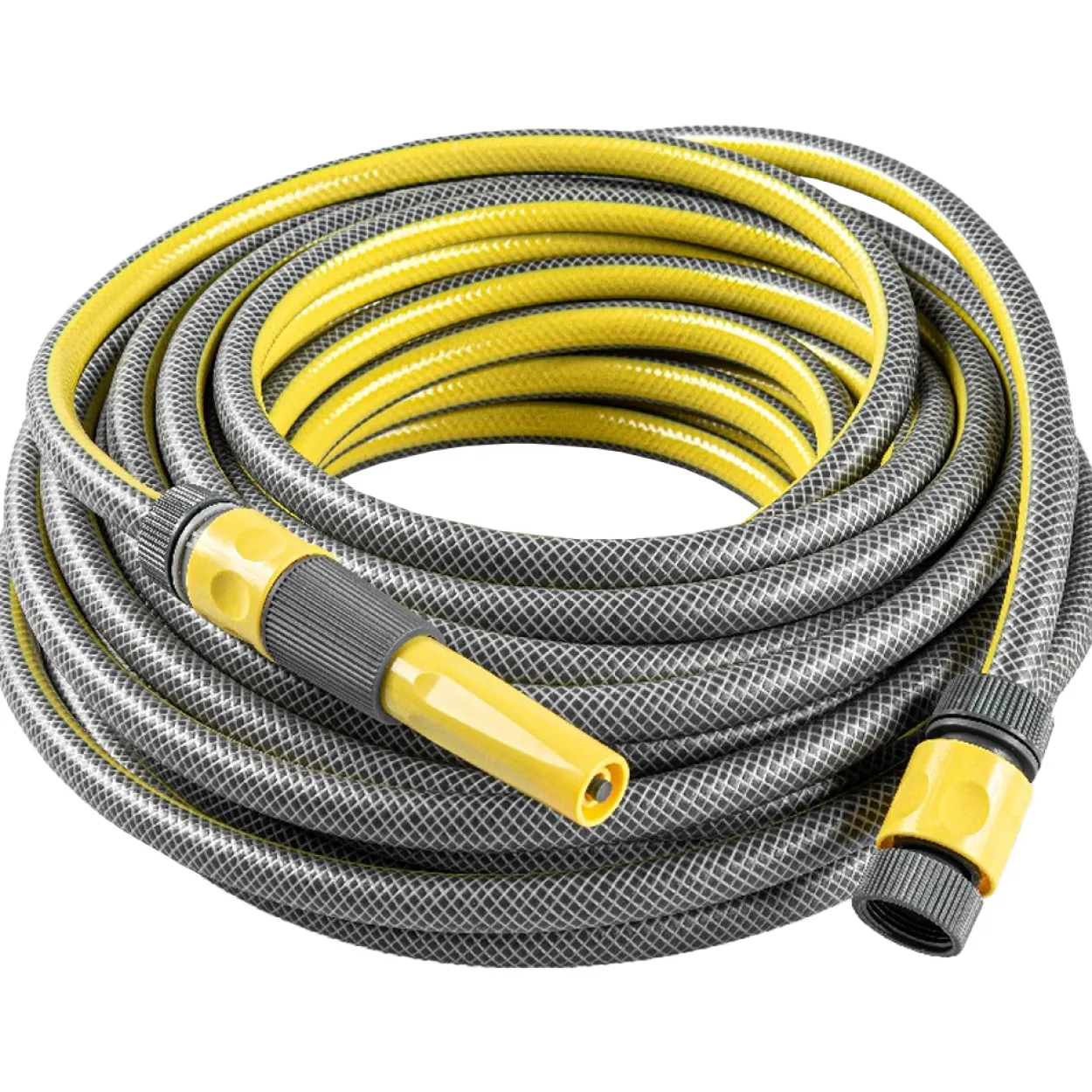 1/2" SlideTec Gartenschlauch 25m in Gelb - Grau