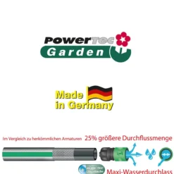 3/4" SlideTec Gartenschlauch 30 m in Amazonas-Grün