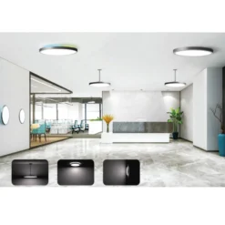 Smartes RGB Panel Up&Down, 18W, ø290mm, Wifi, Tuya App, CCT, dimmbar