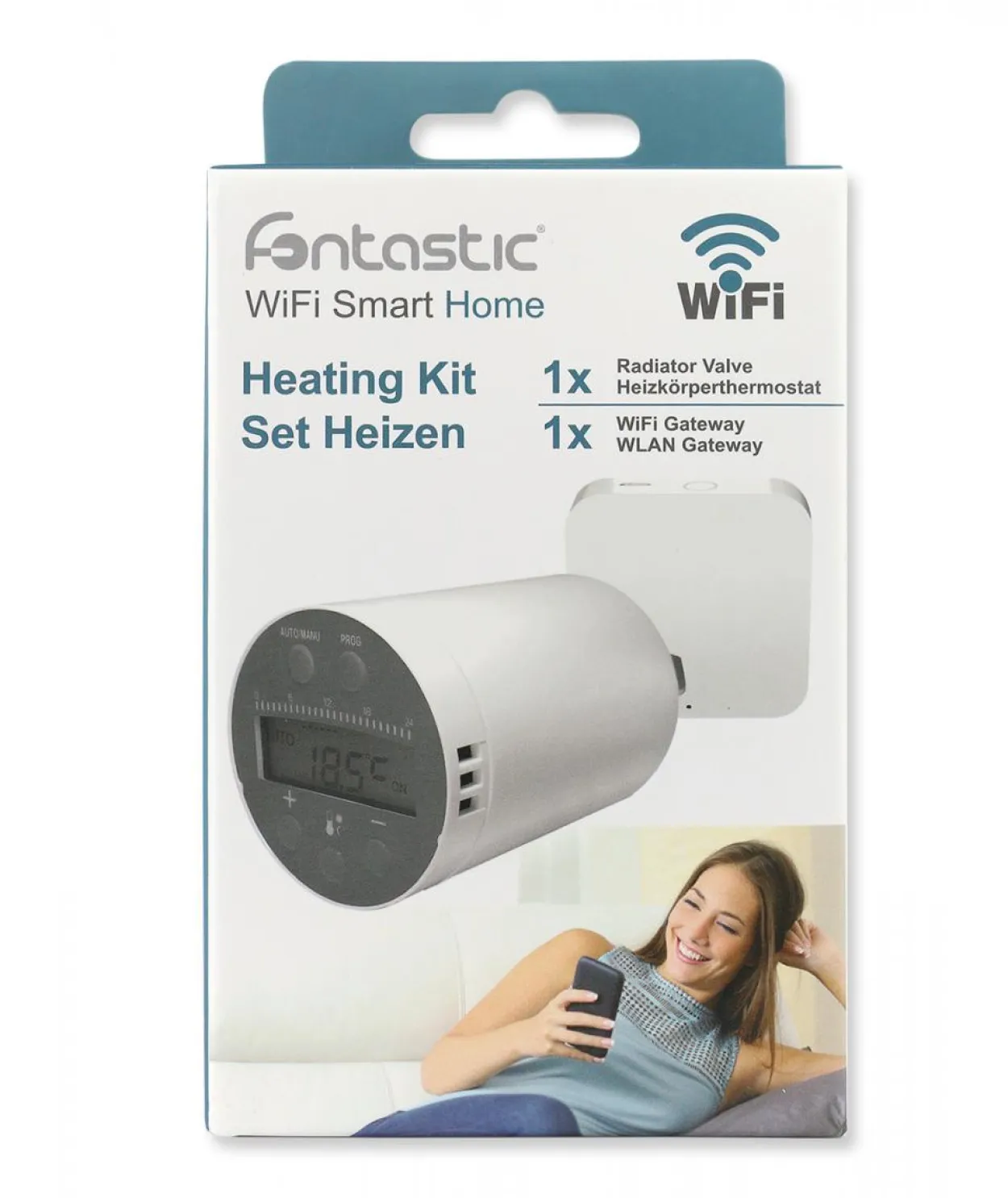 Smart Home WiFi Starterpaket Heizkörperthermostat + Gateway