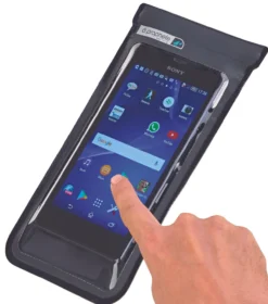 Smartphone-Tasche, zur Lenkermontage, bis zu 5.5“ geeignet, wasserabweisend
