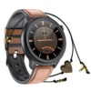 Smartwatch Bluetooth 4.2 Herren Uhr 7 Zifferblattdesigns Schwarz