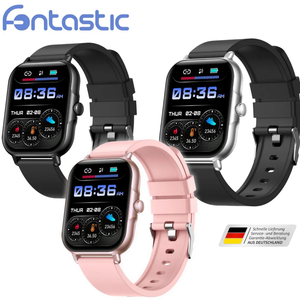 Smartwatch Nexo, silber