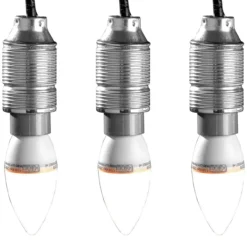 SMD-LED-Leuchtmittel, Kerze E14 5,5W - 3er-Set