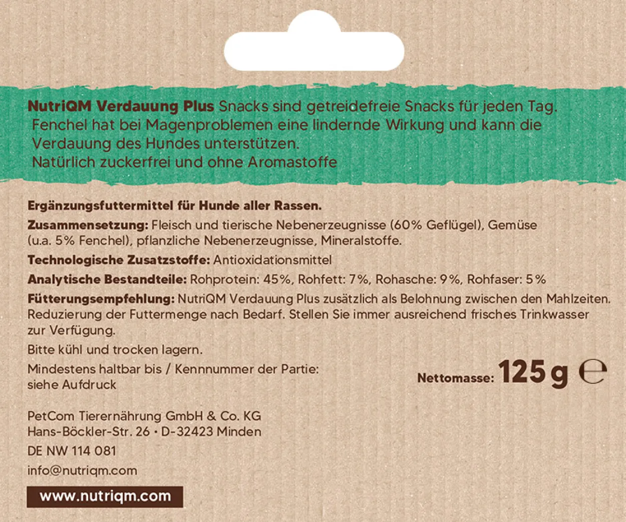 Snack Verdauung Fenchel 5 x 125g