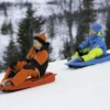 Snow Power Schlitten Black/Green