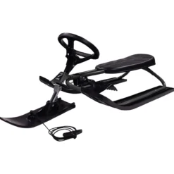 Snow Racer Iconic Lenkschlitten Grey