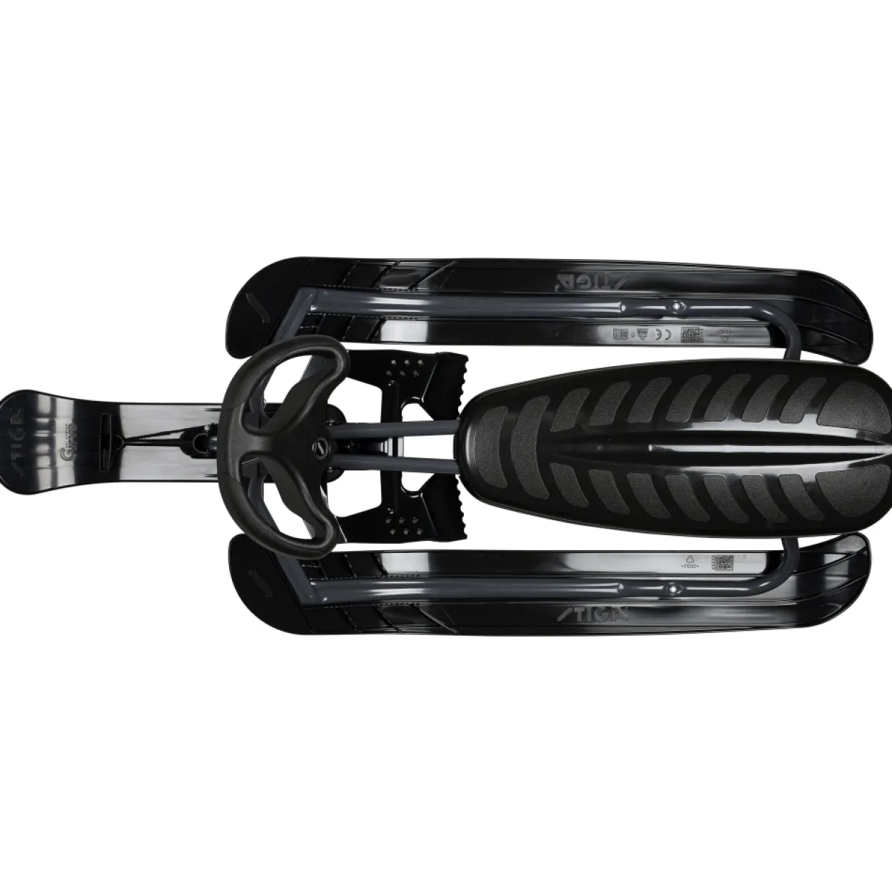 Snow Racer Lenkschlitten Graphite Grey