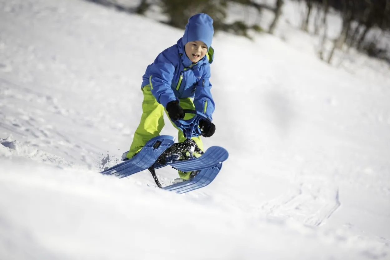 Snow Racer Lenkschlitten Graphite Grey
