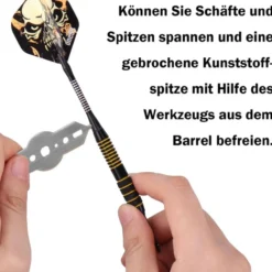 Soft Tip Darts Set mit Accessories/ 12 Pack langlebige Kunststoffspitzen