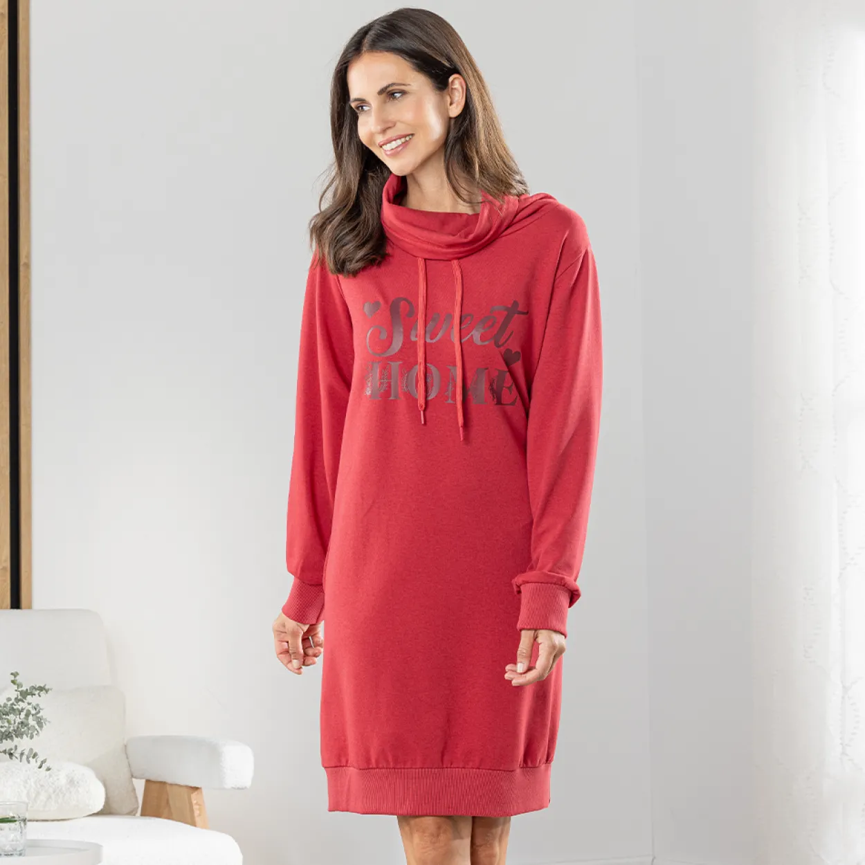 Softtouch-Sweatkleid für Damen