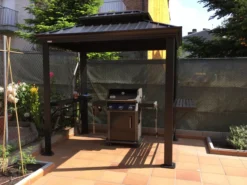 Sojag Aluminium Pavillon Messina BBQ 6x8 anthrazit