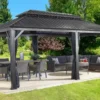 Sojag Aluminium Pavillon Messina 12x20 anthrazit