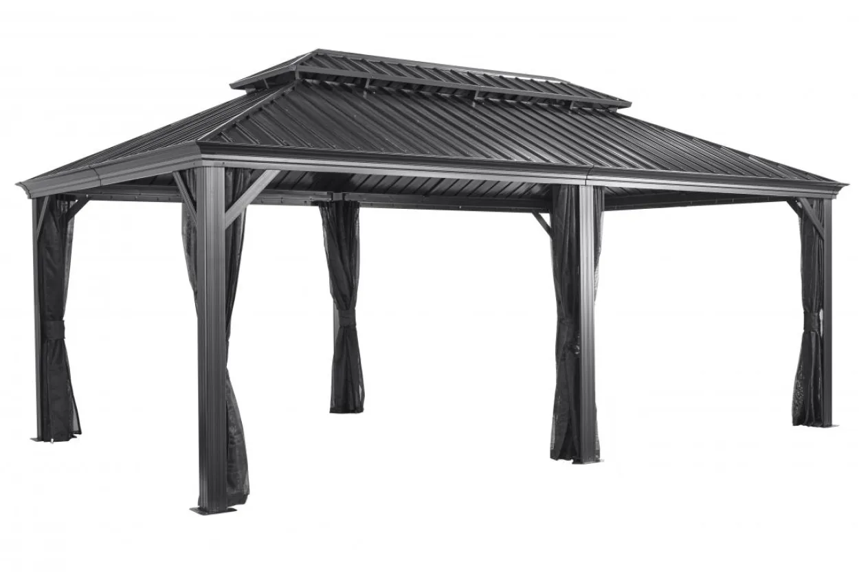 Sojag Aluminium Pavillon Messina 12x20 anthrazit
