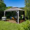 Sojag Aluminium Pavillon Messina 12x16 champagner