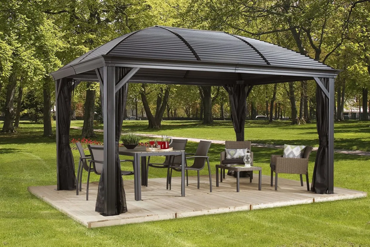 Sojag Aluminium Pavillon Moreno 10x14 anthrazit