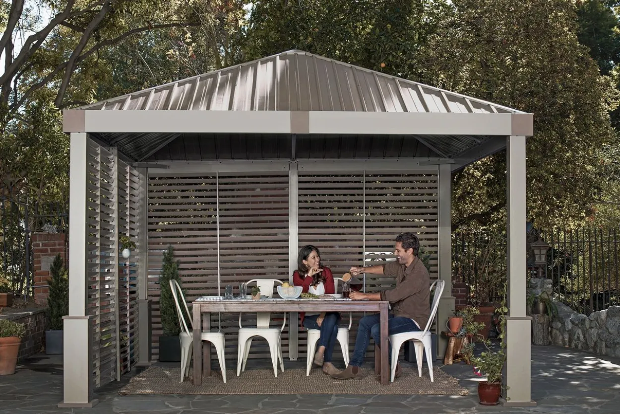 Sojag Pavillon Nanda 12x12 champagner taupe
