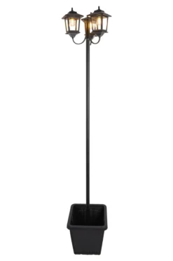 Solarlaterne mit 3 Lampen
