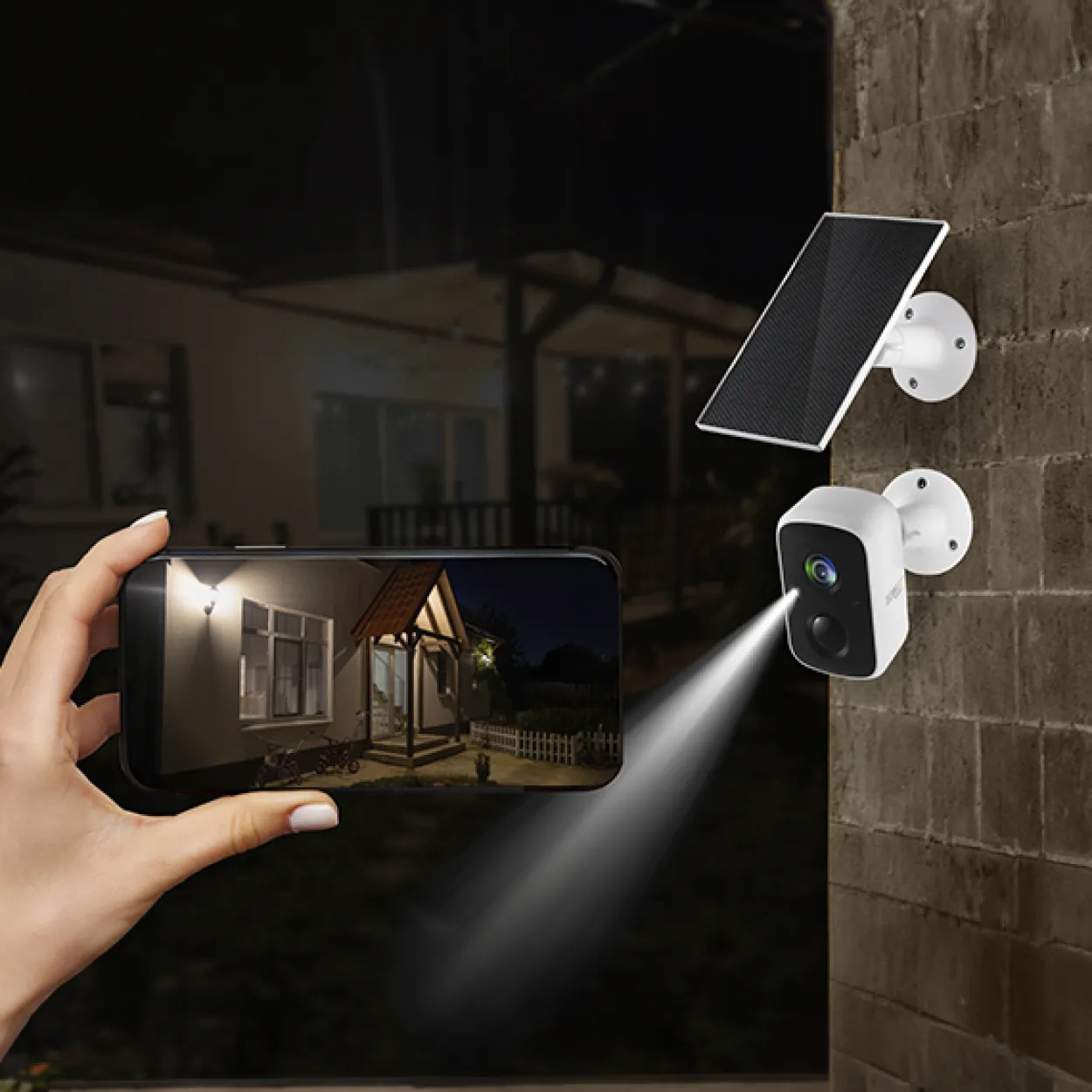 Solar Outdoor IP-Kamera TX-244