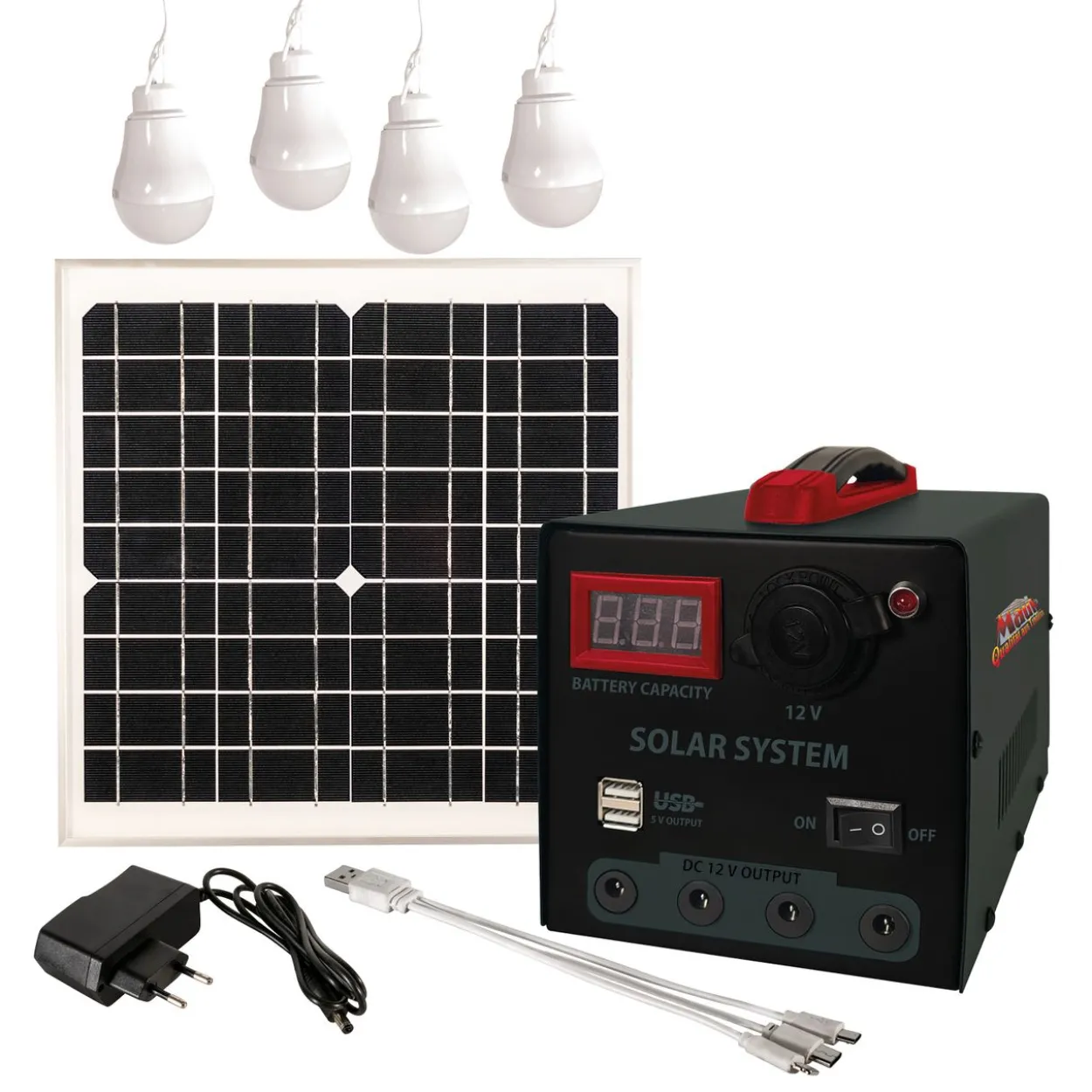 Solarpanel 15W mit Powerpack 40W