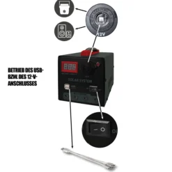 Solarpanel 15W mit Powerpack 40W