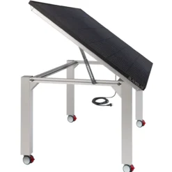 SolarTisch ECOpowerPRO 445Wp Solar Tischplatte, 7-stufig verstellbar, 80x80mm Tischbeine mit Rollen
