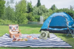 Solarventilator Camping Grün