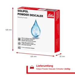 Solipol Powder Descaler (3x50g) Entkalker