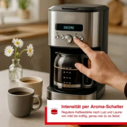 Solis Aroma Brewer (Typ 1021) Filterkaffeemaschine mit Warmhaltefunktion