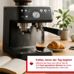 Solis Grind&Infuse PERFETTA (Typ 1019) Espressomaschine mit Mahlwerk + Milchaufschäumer