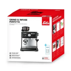 Solis Grind&Infuse PERFETTA (Typ 1019) Espressomaschine mit Mahlwerk + Milchaufschäumer
